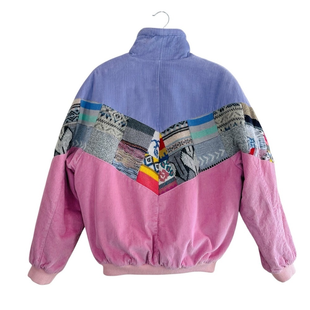 Rarework Studio Sherpa Aztec Bomber Jacket - Picture 3 of 12